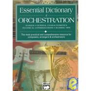 Essential Dictionary of Orchestration by Black, Dave, 9780739000212