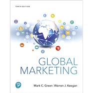 MyLab Marketing with Pearson eText -- Access Card -- for Global Marketing by Green, Mark C.; Keegan, Warren J., 9780134900216