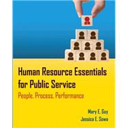Human Resource Essentials for Public Service by Guy, Mary E.; Sowa, Jessica E., 9781736040218