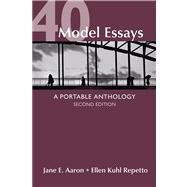 40 Model Essays : A Portable...,Aaron, Jane E.; Repetto,...,9781457610240