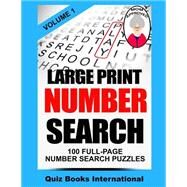 Large Print Number Search by Edwards, Mike, 9781502830241