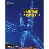 Grammar In Context 3 by Elbaum, Sandra N., 9780357140253