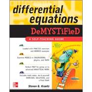 Differential Equations Demystified by Krantz, Steven, 9780071440257