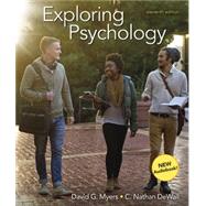 Exploring Psychology +...,Myers, David G.; Dewall, C....,9781319340261