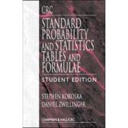 CRC Standard Probability and Statistics Tables and Formulae, Student Edition by Kokoska; Stephen, 9780849300264