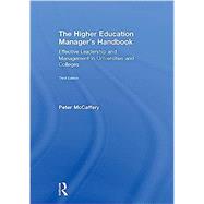 The Higher Education Manager's Handbook by McCaffery, Peter, 9780815370277
