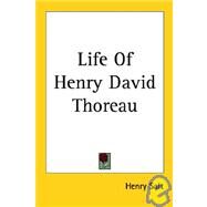 Life of Henry David Thoreau by Salt, Henry Stephens, 9781417970285