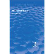 The Fool of Quality by Brooke, Henry, 9780367190286
