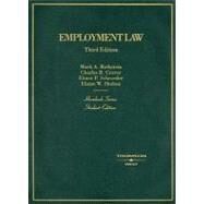 Hornbook on Employment Law by Craver, Charles B., 9780314150288
