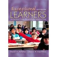 Exceptional Learners : Introduction to Special Education by Hallahan, Daniel P.; Kauffman, James M., 9780205350292