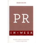 PR in a Week by Salter, Brian, 9781473610293