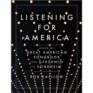 Listening for America Inside the Great American Songbook from Gershwin to Sondheim by Kapilow, Rob, 9781631490293