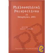 Philosophical Perspectives, Metaphysics by Tomberlin, James E., 9780631230298