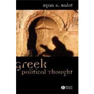 Greek Political Thought by Balot, Ryan K., 9781405100298