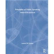 Principles of Public Speaking by Kathleen German, 9780367860301