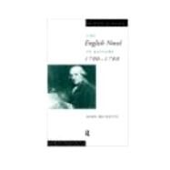 The English Novel in History 1700-1780 by Richetti,John, 9780415190305
