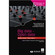 Big Data - Open data by Ghislaine Chartron; Evelyne Broudoux, 9782807300316