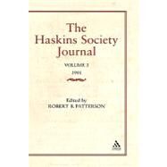 The Haskins Society Journal Studies in Medieval History Volume 1 by Patterson, Robert, 9781852850319