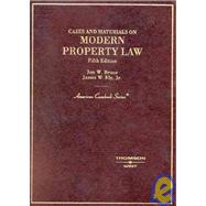 Cases and Materials on Modern Property Law by Bruce, Jon W., 9780314260321