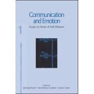 Communication and Emotion: Essays in Honor of Dolf Zillmann by Bryant,Jennings, 9780805840322