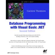 Database Programming with Visual Basic .NET by Thomsen, Carsten, 9781590590324
