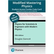 Modified Mastering Physics with Pearson eText -- Combo Access Card -- for Physics for Scientist and Engineers, 5th Edition by Douglas C. Giancoli, 9780136960331