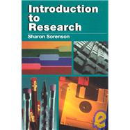 Introduction to Research by Sorenson, Sharon, 9781567650334