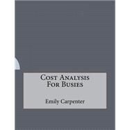 Cost Analysis for Busies by Carpenter, Emily, 9781523480340