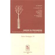 Order in Progress by Depaepe, Marc; Dams, Kristof; De Vroede, Maurits; Eggermont, Betty, 9789058670342