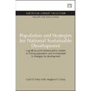 Population and Strategies for National Sustainable Development by Ness, Gayl D.; Golay, Meghan V. (CON), 9781849710343
