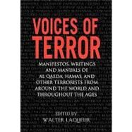 Voices Of Terror by Laqueur, Walter, 9781594290350