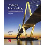 Loose Leaf For College Accounting (A Contemporary Approach) by Haddock, M. David; Price, John; Farina, Michael, 9781260780352
