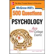 McGraw-Hill's 500 Psychology...,Ledwith, Kate,9780071780360