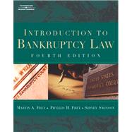 Introduction to Bankruptcy Law by Frey, Martin A.; Frey, Phyllis H.; Swinson, Sidney K., 9780766820364