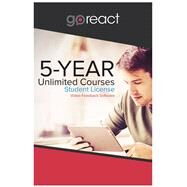 GoREACT Student Access Code - 5 year unlimited by GoREACT, 9781611650365