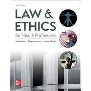 LAW+ETHICS FOR HEALTH PROFESSIONS (LL) by Unknown, 9781266290374