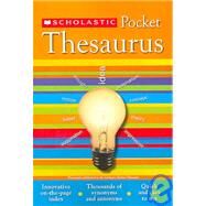 Scholastic Pocket Thesaurus by Bollard, John K., 9780439620376