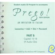 Prego: An Invitation to Italian : Student Audio Cd Program by Lazzarino, Graziana; Aski, Graziana; Dini, Andrea; Peccianti, Maria Cristina, 9780072310382