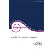 p-adic Functional Analysis by Schikhof; W.H., 9780824700386