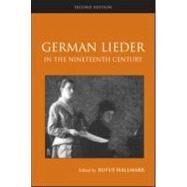 German Lieder in the Nineteenth Century by Hallmark; Rufus, 9780415990387