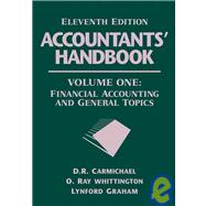 Accountants' Handbook, 11th Edition, Volume 1, Financial Accounting and General Topics, 11th Edition by Editor:  D. R. Carmichael (Baruch College of the City Univ. of New York); Editor:  O. Ray Whittington (San Diego State Univ.); Editor:  Lynford Graham, 9780471790389