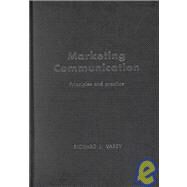 Marketing Communication: A Critical Introduction by Varey; Richard, 9780415230391