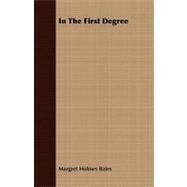 In the First Degree by Bates, Margaret Holmes, 9781408670392