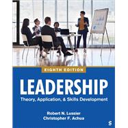 Leadership by Robert N. Lussier; Christopher F. Achua, 9781071940396