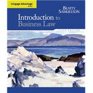 Cengage Advantage Books: Introduction to Business Law by Beatty, Jeffrey; Samuelson, Susan, 9781285860398