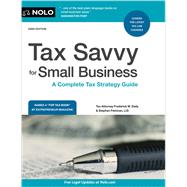 Tax Savvy for Small Business by Fishman, Stephen, 9781413330403