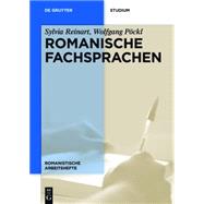 Romanische Fachsprachen by Reinart, Sylvia; Pockl, Wolfgang, 9783110400403