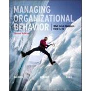 Managing Organizational Behavior:  What Great Managers Know and Do by Baldwin, Timothy; Bommer, Bill; Rubin, Robert, 9780073530406