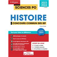 Sciences Po - Histoire - Concours commun des IEP - 2023-2024 by Thibaut Klinger, 9782311210408