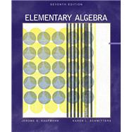 Elementary Algebra (with CD-ROM, BCA/iLrn Tutorial, and InfoTrac) by Kaufmann, Jerome E.; Schwitters, Karen L., 9780534400415
